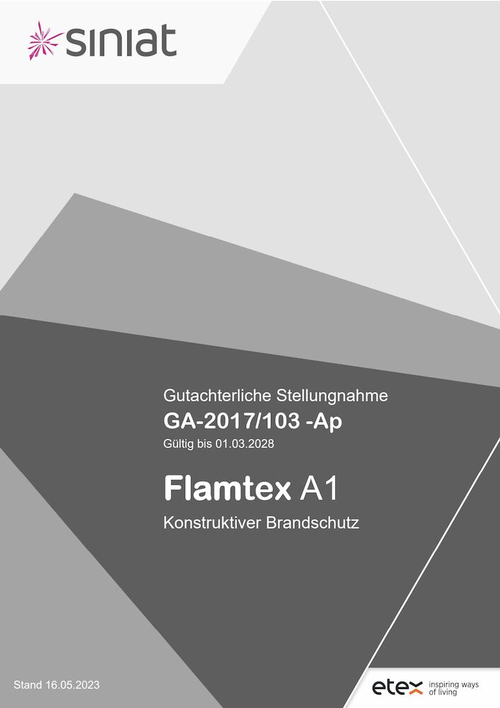 Flamtex A1 | Konstruktiver Brandschutz